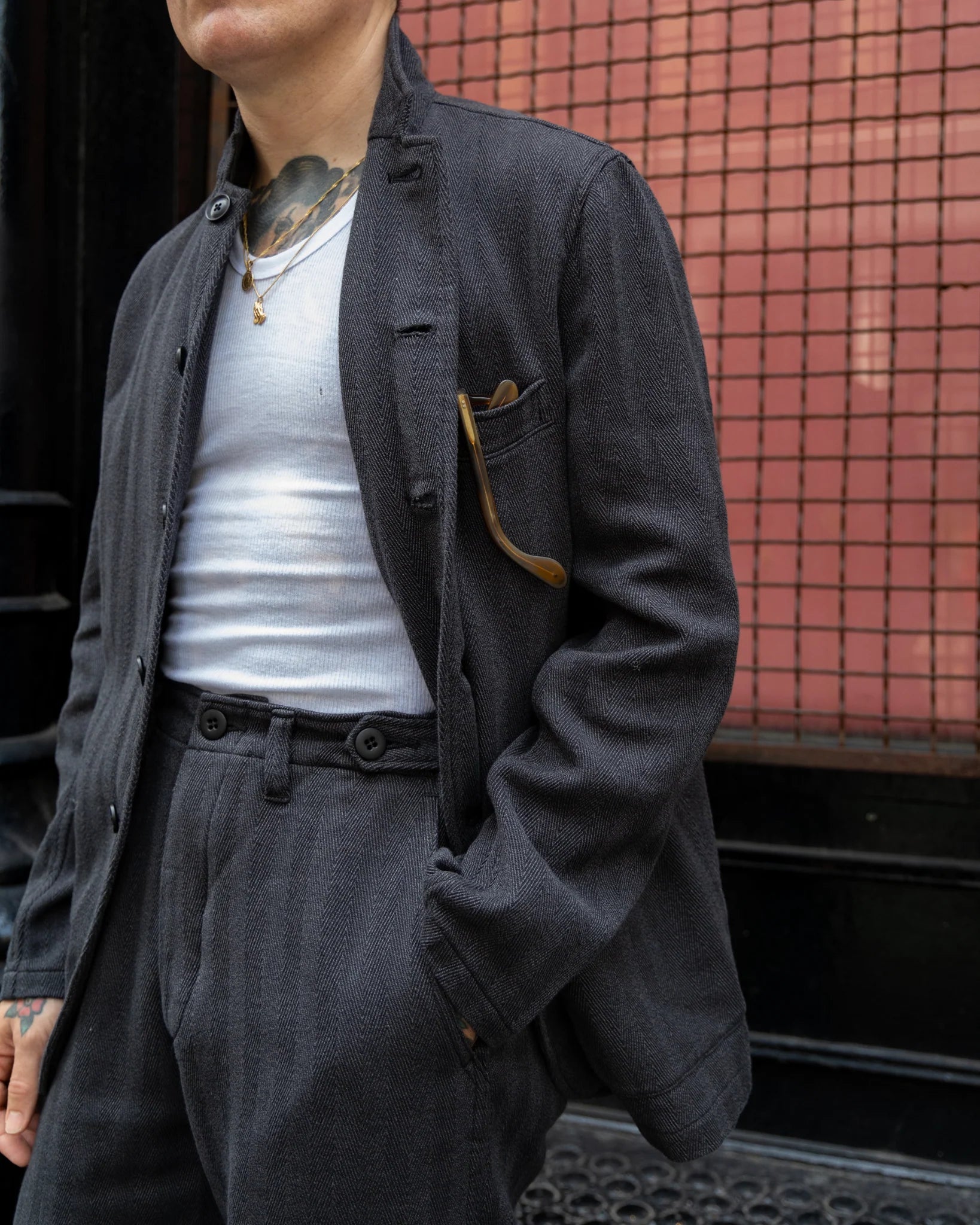 Fullcount x Blue in Green - M43 Field Trousers and Cotton 