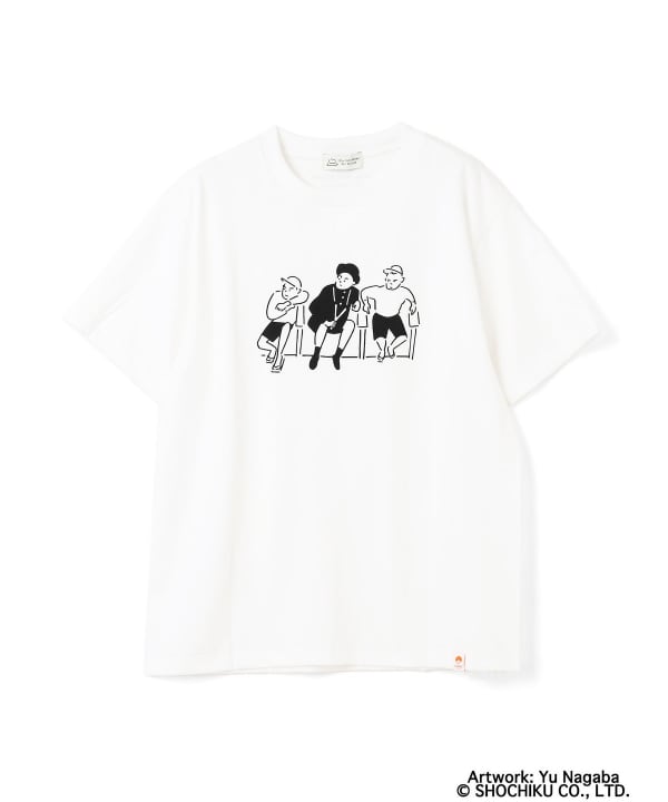 BEAMS Japan x Ozu Yasujiro T-shirt - 120th Anniversary (White)
