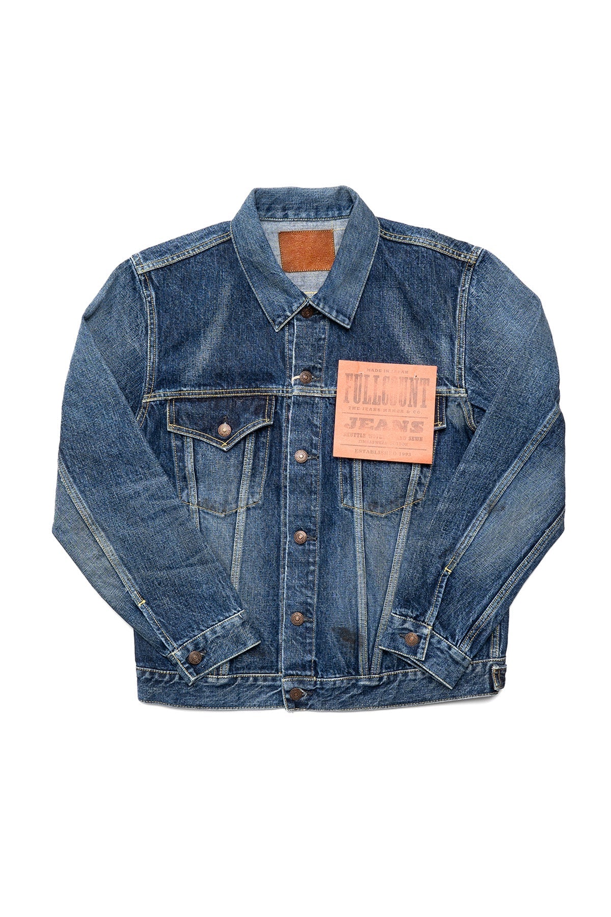 【美品】FULLCOUNT 2102XX Fear Of The Dark Fear of the Dark 2102 Type 3 Jacket - Indigo Blue – BLUE IN GREEN SOHO