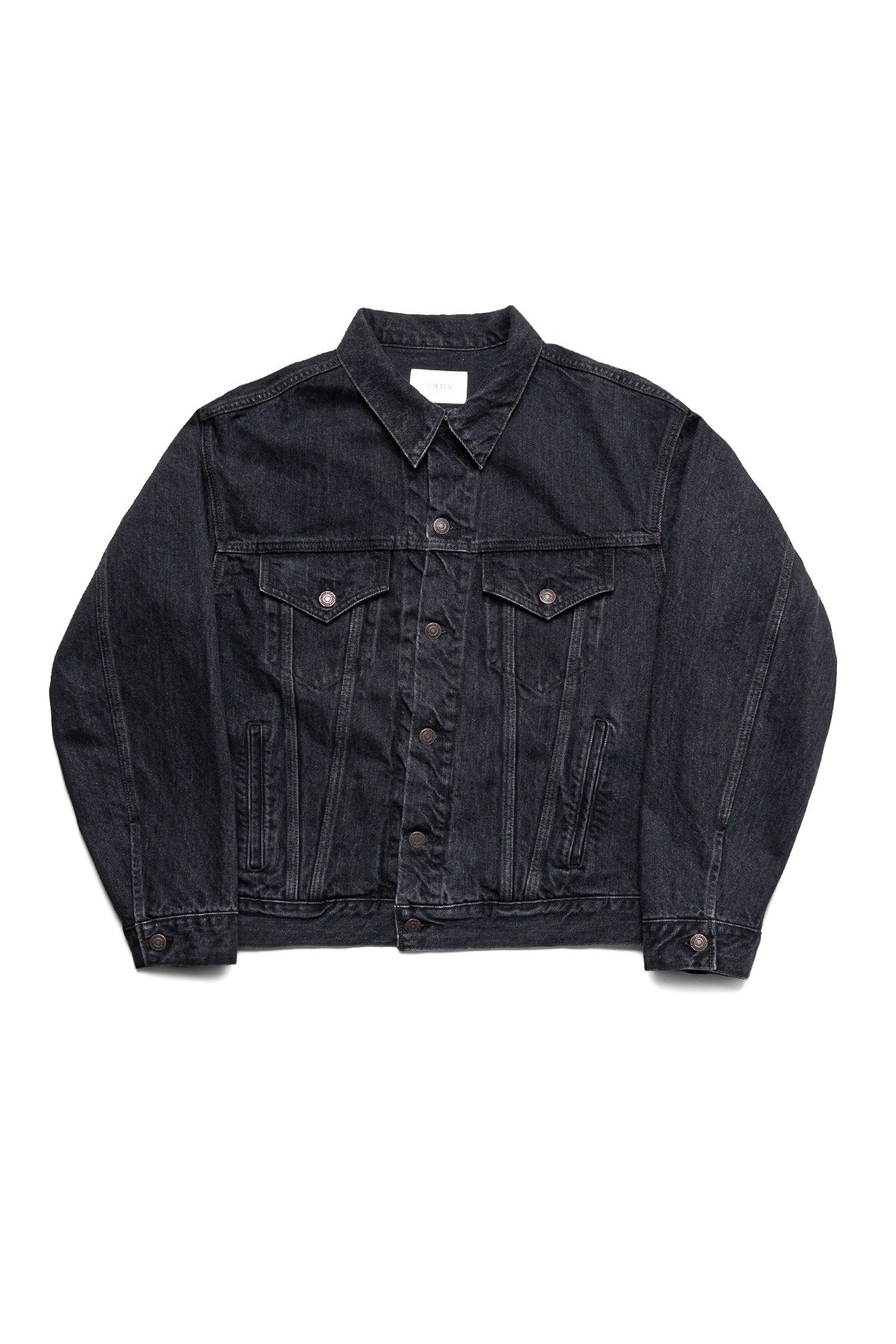 4 Pocket Denim Jacket - Medium Black – BLUE IN GREEN SOHO