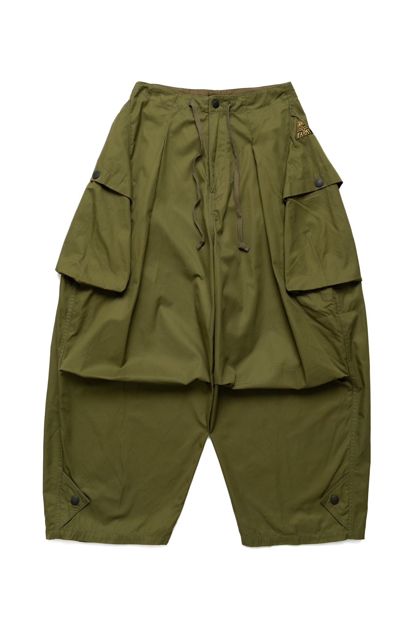 Kapital Combed Gabergine AOZAI Cargo Pants - Khaki – BLUE IN GREEN