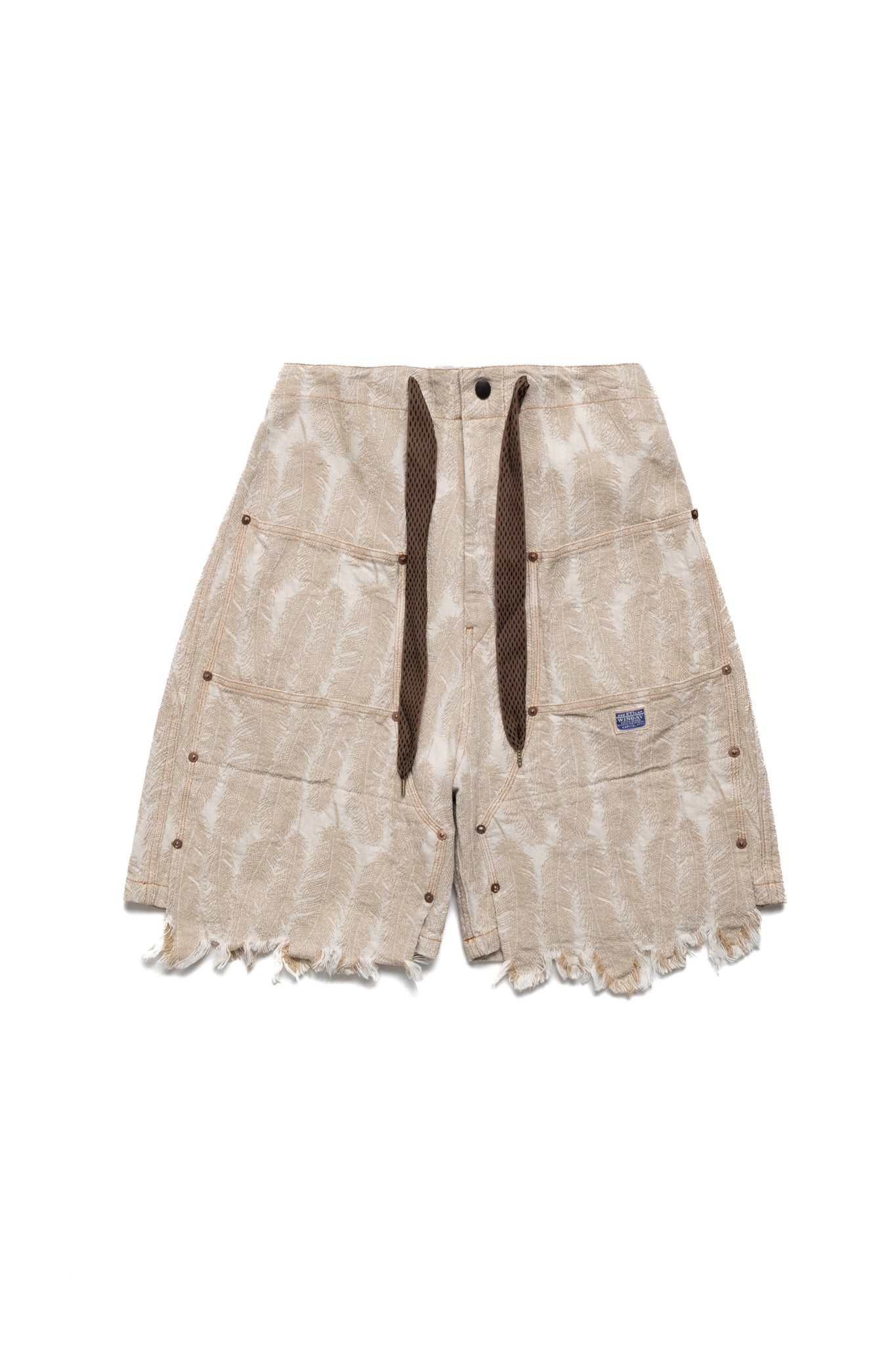 Kapital 12oz MAGPIE Denim W-Knee EASY Shorts - Ecru – BLUE IN 
