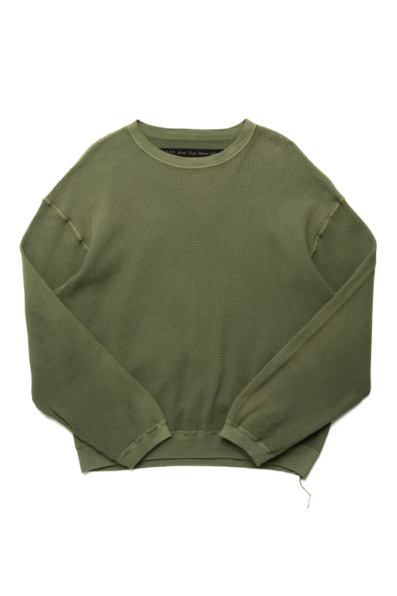 Kapital ECO Waffle BIG SWT - Khaki – BLUE IN GREEN SOHO
