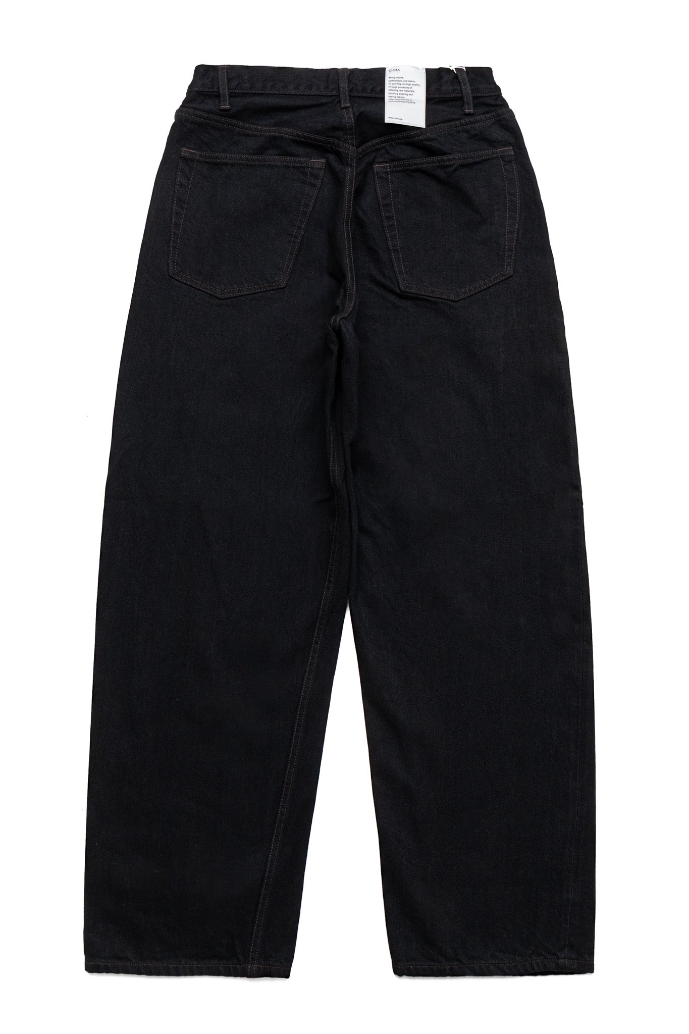 CIOTA Baggy 5 Pocket Pants - Black – BLUE IN GREEN SOHO