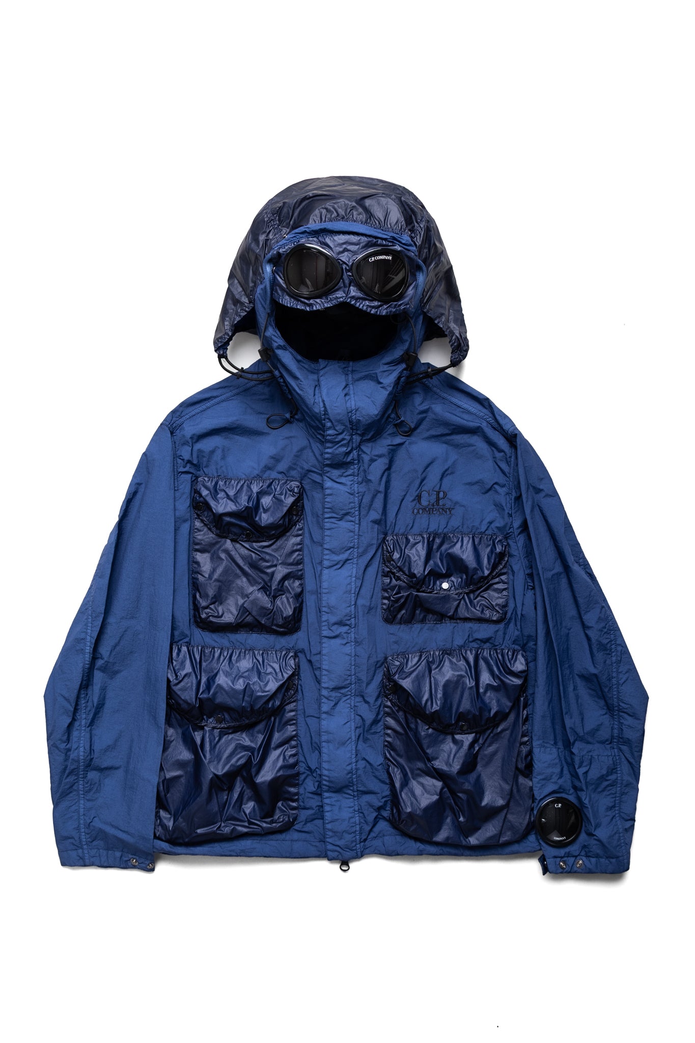 椿C.P. COMPANY GOGGLE JACKET 青 C.P. COMPANY Goggle Jacket - Oceana – BLUE IN GREEN SOHO