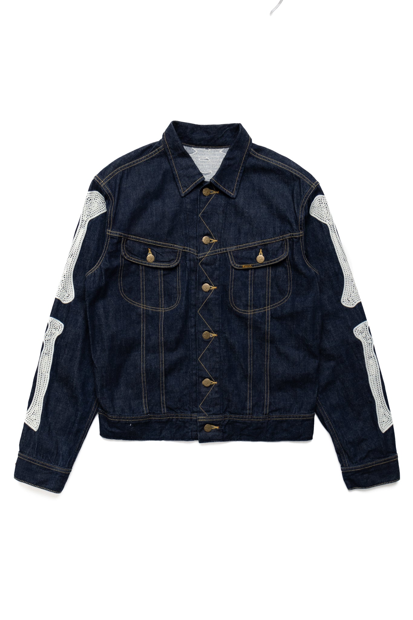 Kapital 11.5oz Denim MEXICAN TUXEDO Westerner – BLUE IN GREEN SOHO