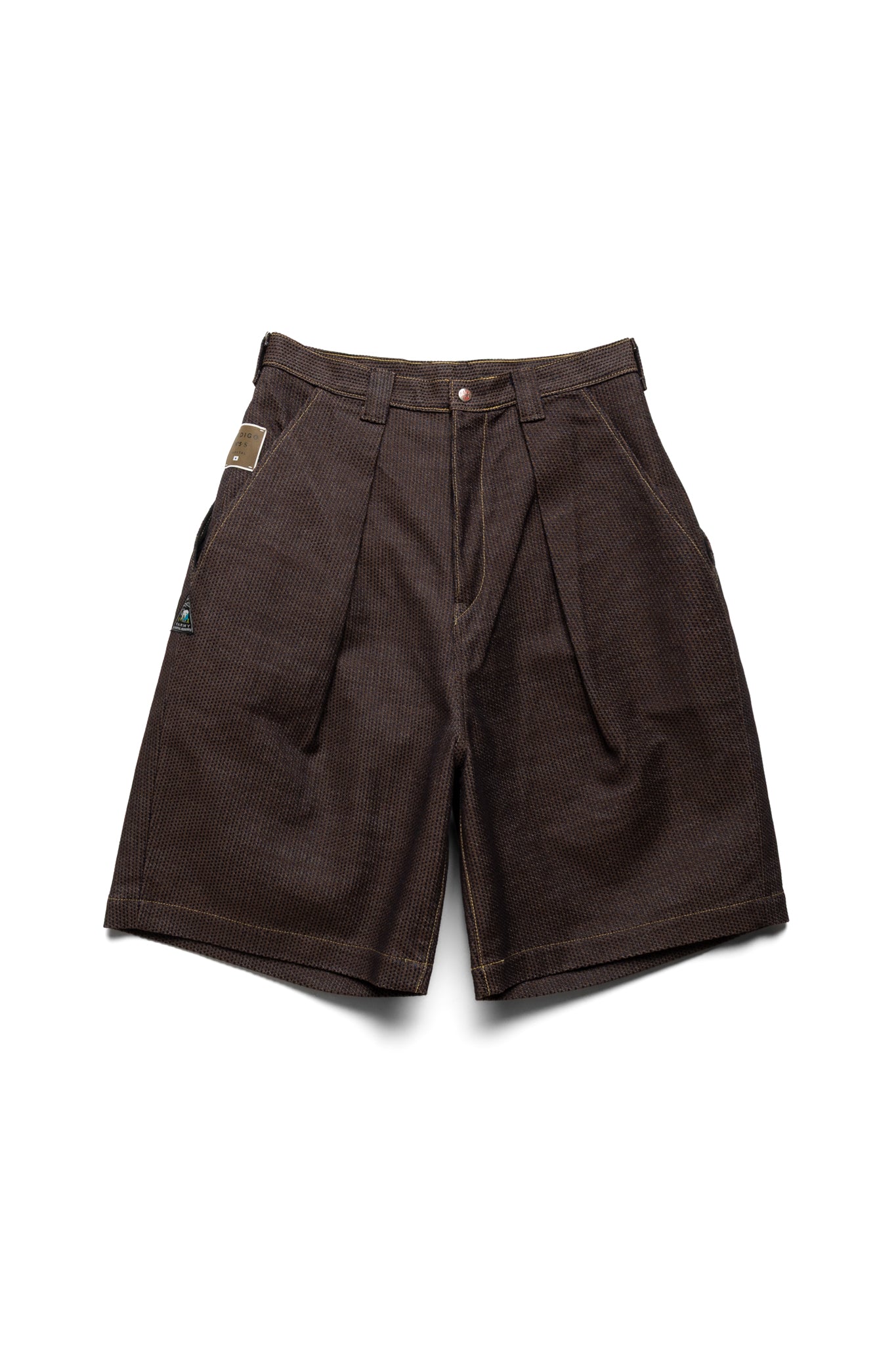 Kapital Century Denim KOME-KOME Jorts (Deep) - Kakishibu (N5S