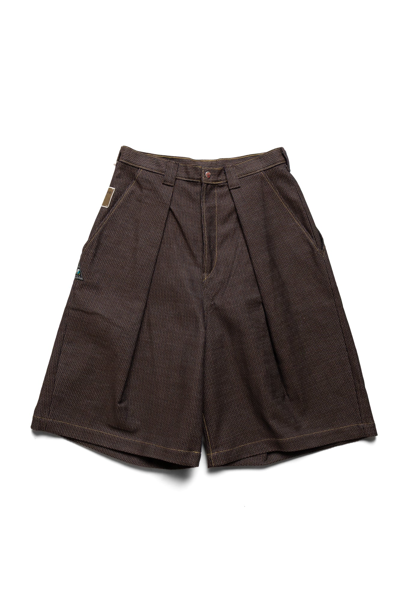 Kapital Century Denim KOME-KOME Jorts (Shallow) - Kakishibu (N5S