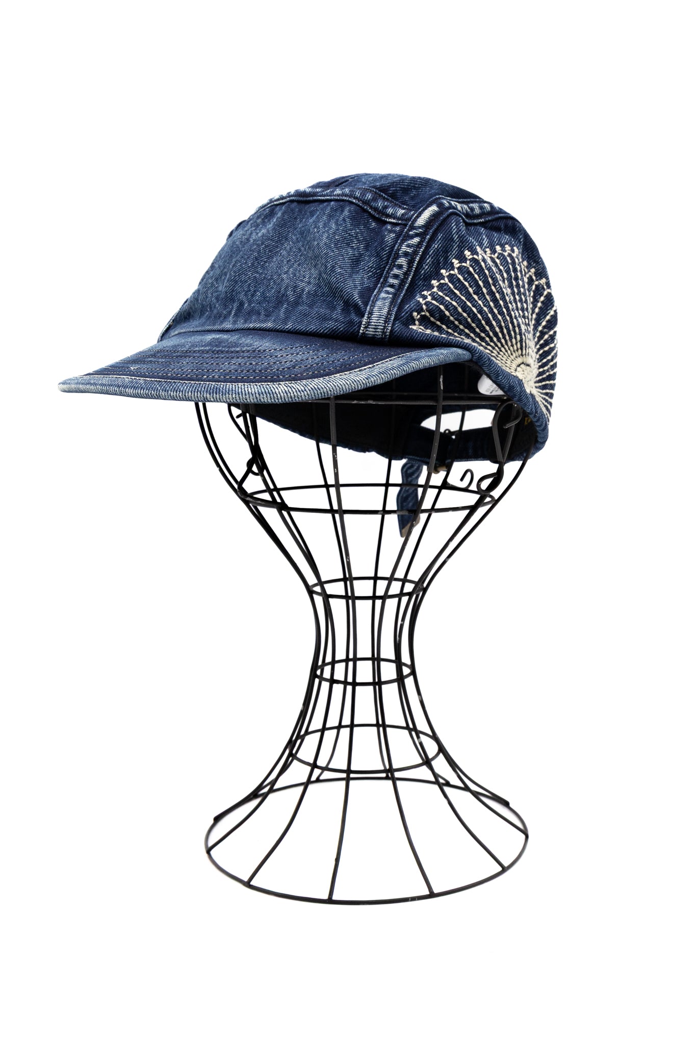 帽子 fuckthisindustry 8BOX CANAL ST HAT DENIM Kapital 10oz IDGxIDG Denim Camp Cap (FUROSHIKI Embroidery) – BLUE