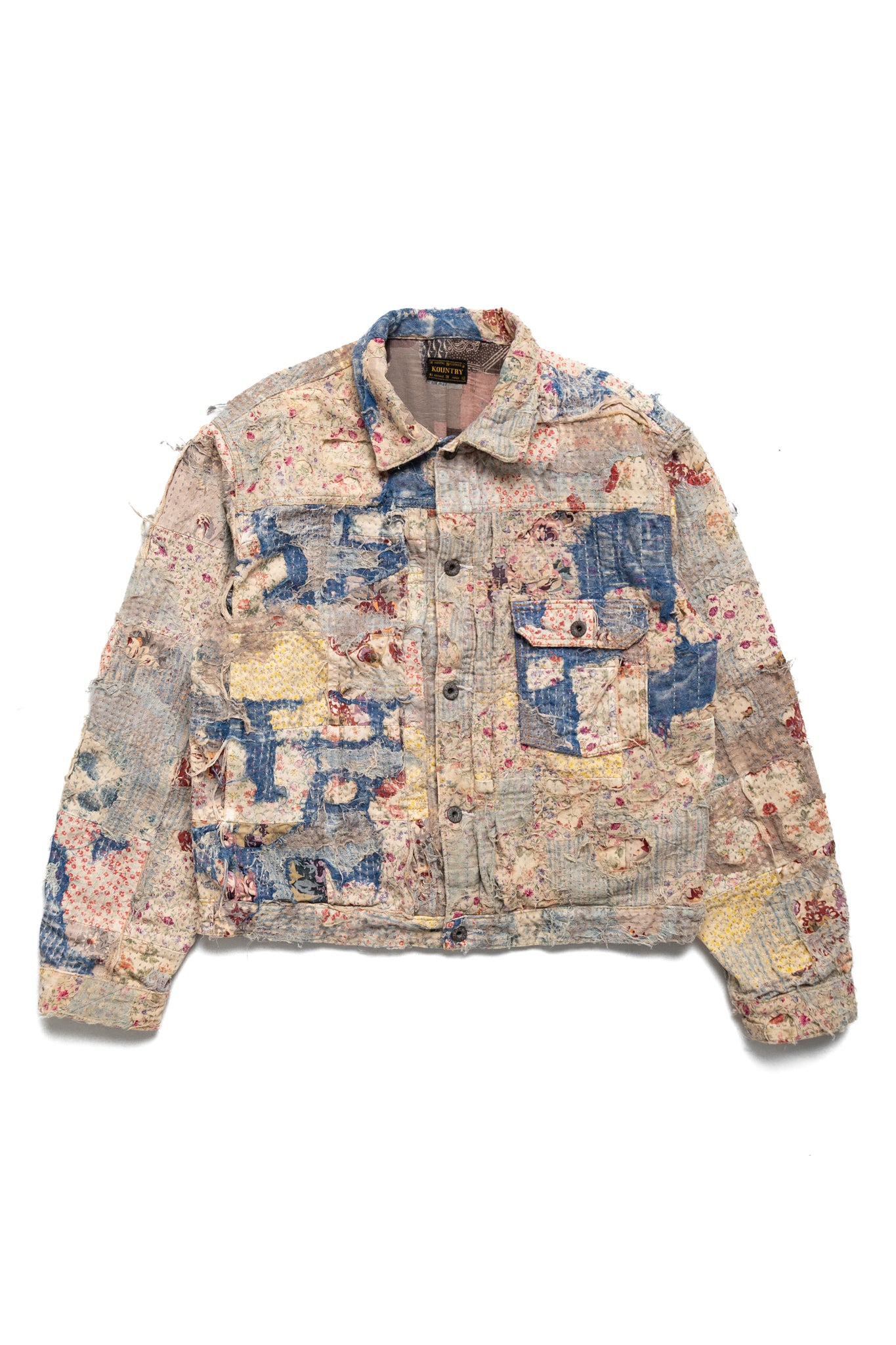 KAPITAL シャンペトルBORO SPRING 1ST JKTグレーベージュ Kapital CHANPETRE BORO SPRING 1st JKT - Grey Beige – BLUE IN