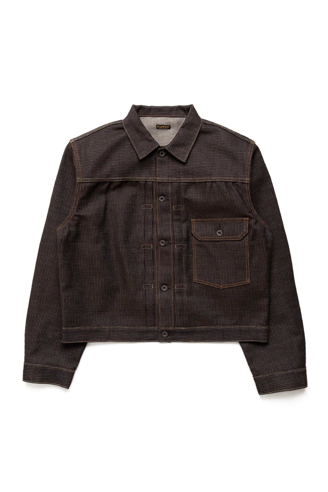 Kapital CENTURY DENIM 1st JKT - N5S (Kakishibu) – BLUE IN GREEN SOHO