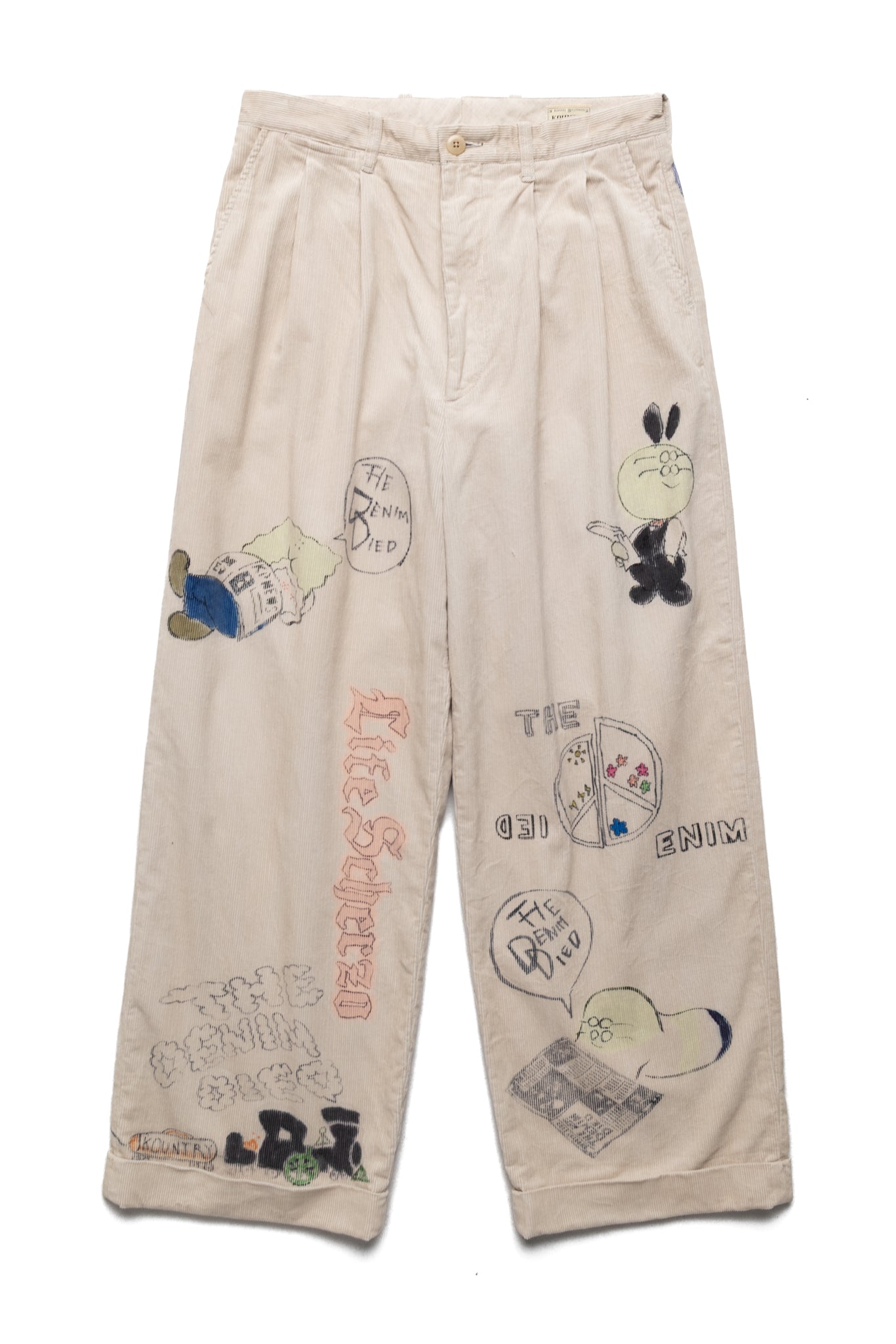 【vintage】memorial corduroy pant Kapital 14W Corduroy IVY Pants (Memorial Paint Model