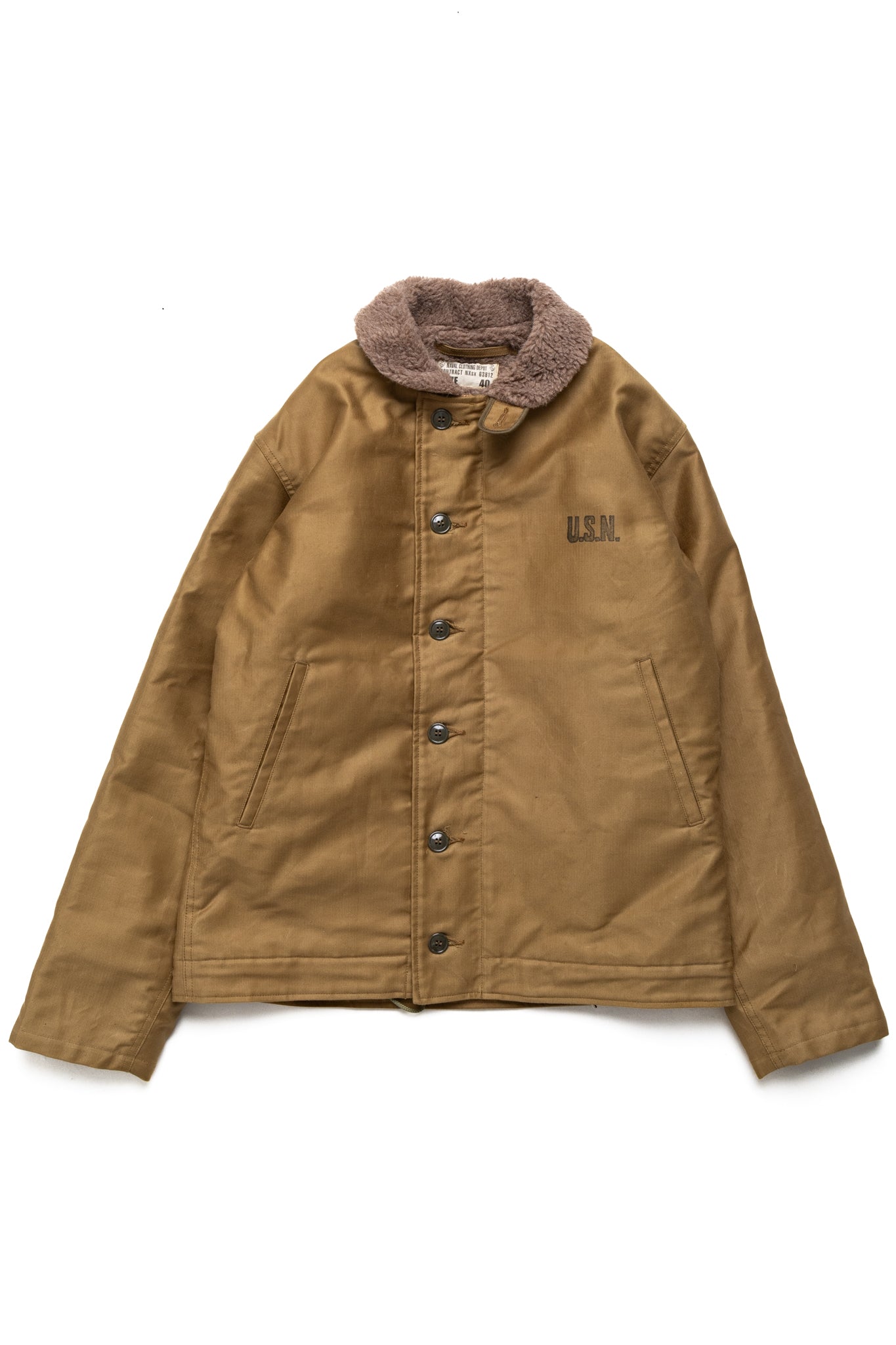 Type N-1 Khaki “NAVY DEPARTMENT DEMOTEX-ED”