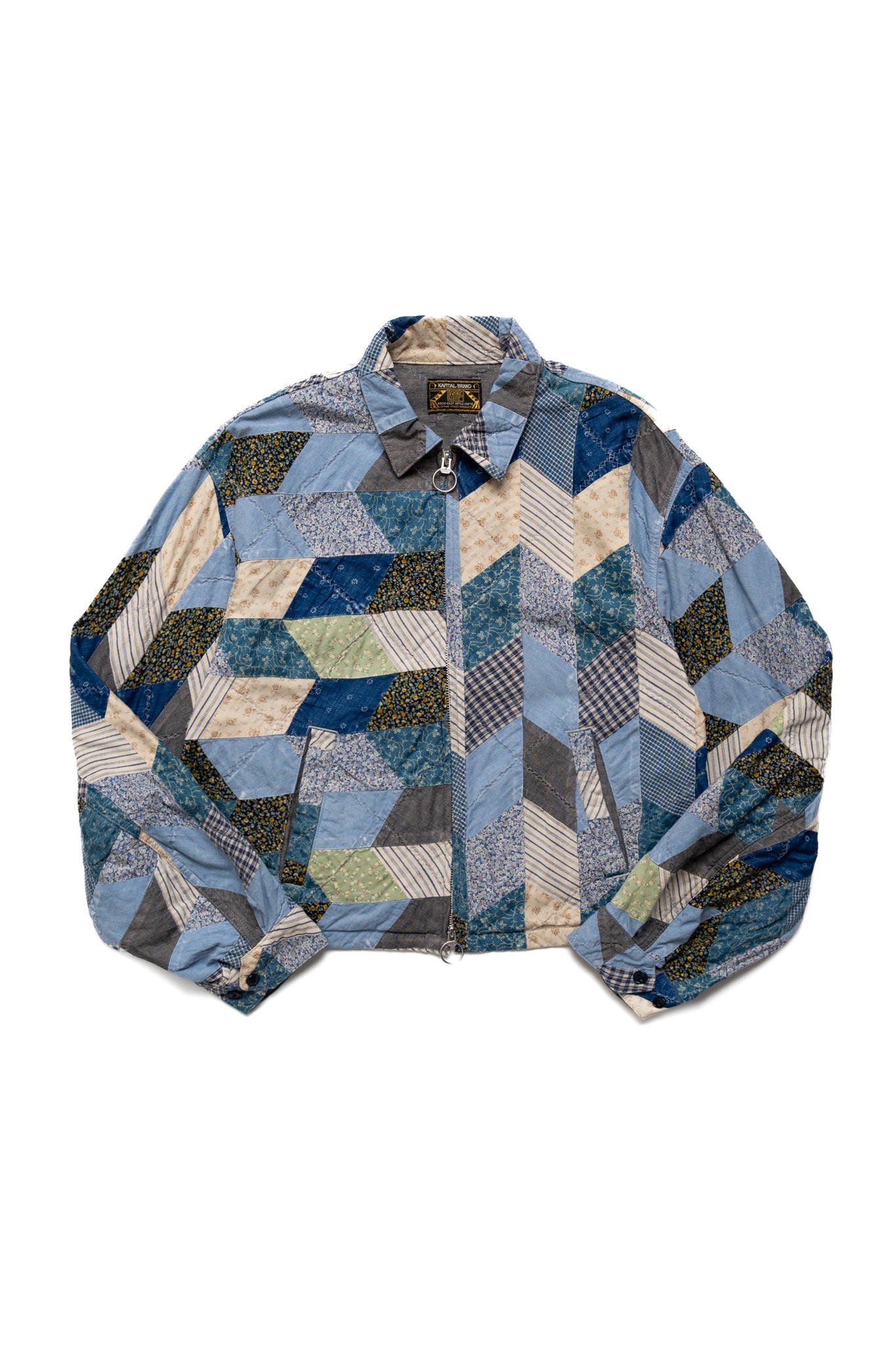 Kapital YABANE Quit Patchwork Drizzler JKT - Black – BLUE IN