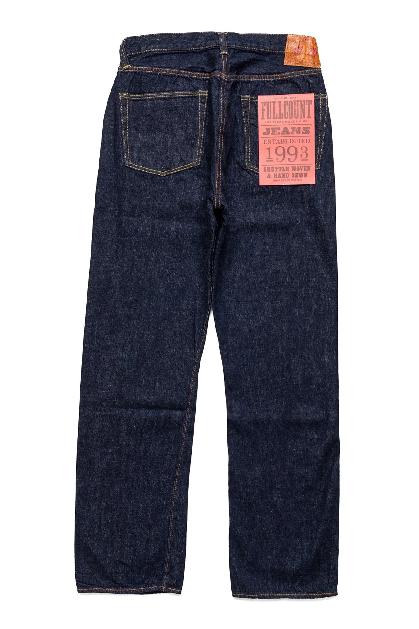 FULL COUNT 1101 Super Smooth 30インチ 1101SS - Straight Denim (Super Smooth) - – FULLCOUNT