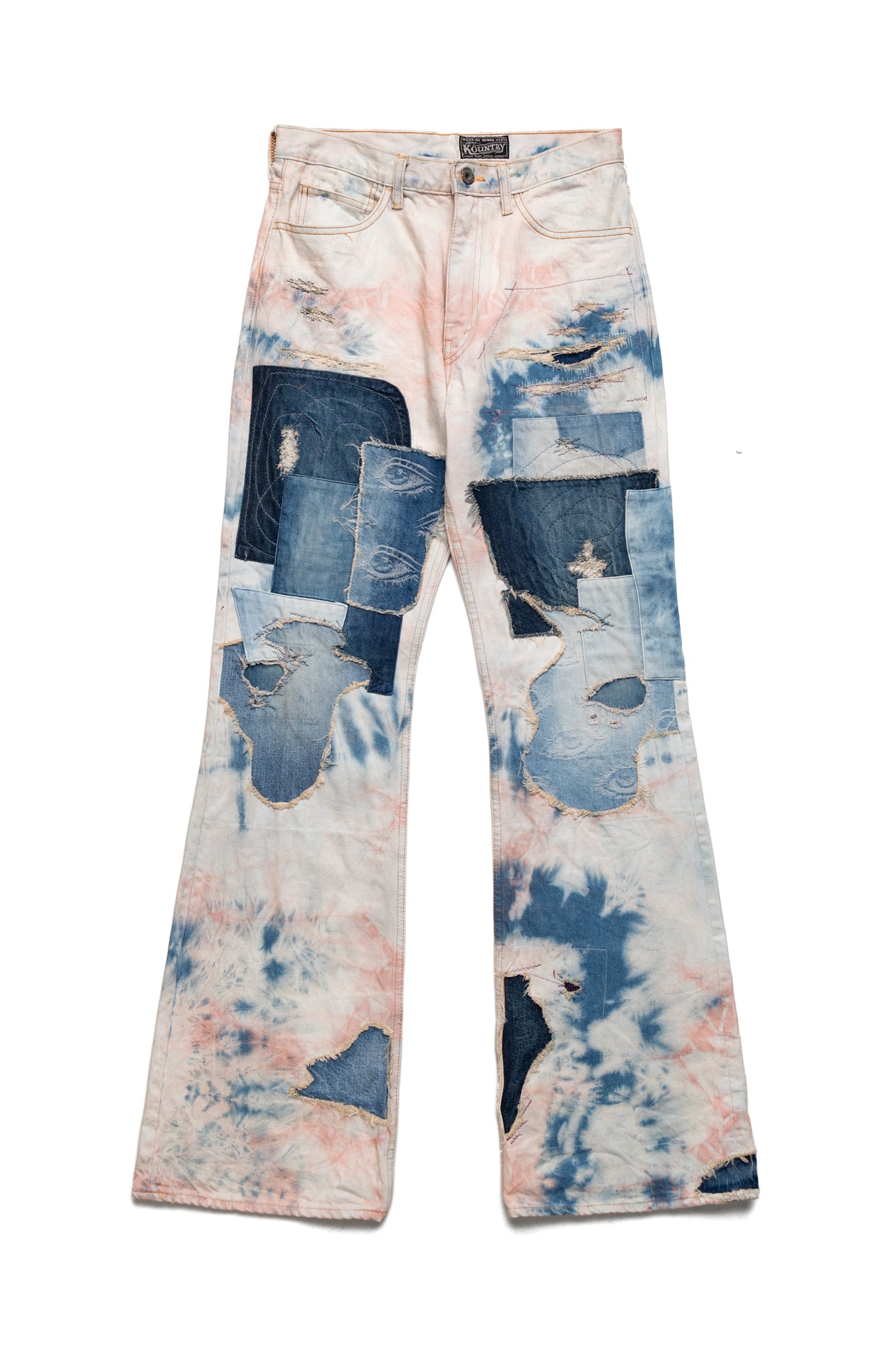 Pantalon évasé (flare) Kapital Denim 14 Oz - Taille 30 - Jean Japonais Remake Neuf D'occasion