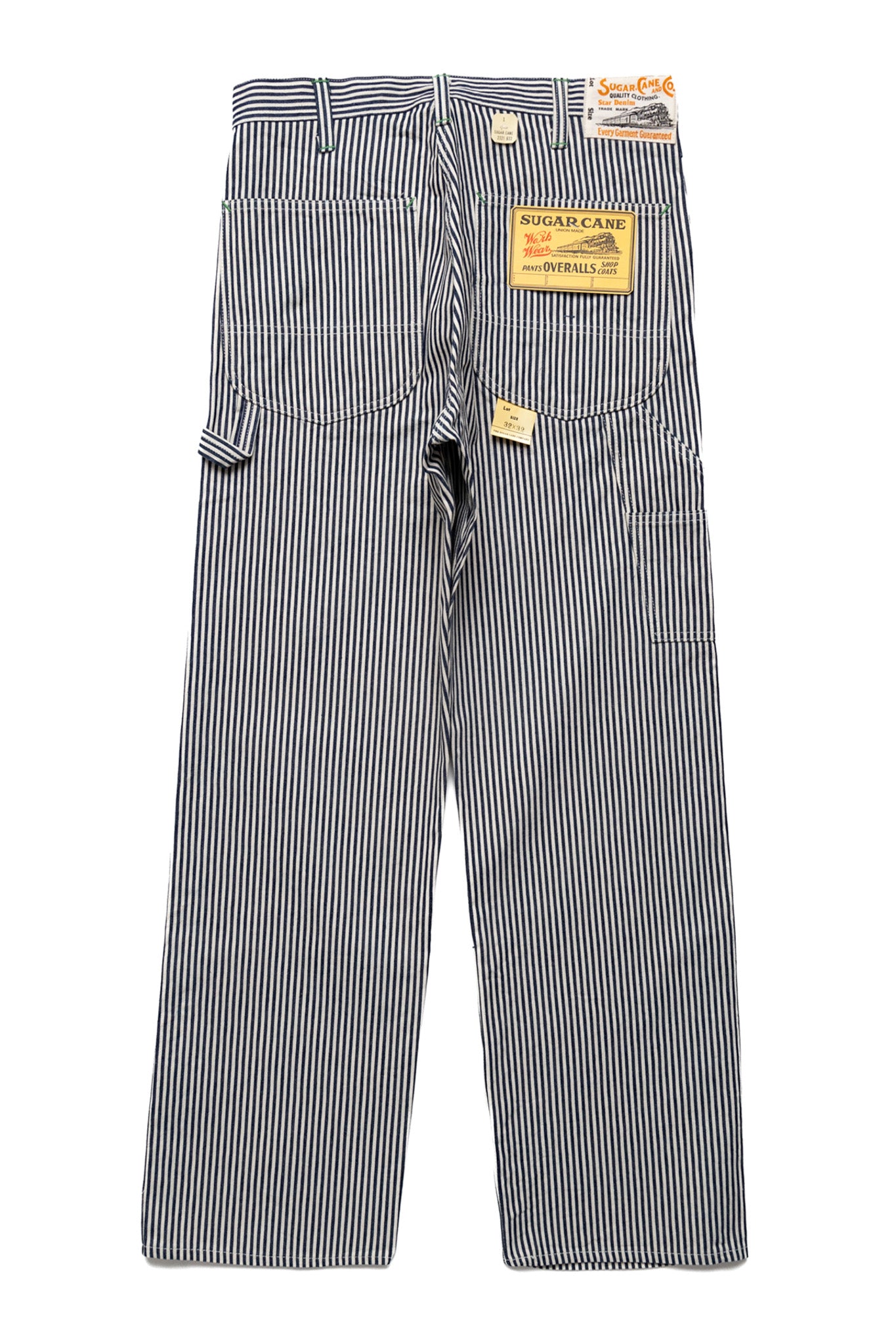 Sugar Cane 11oz Hickory Stripe Work Pants – BLUE IN GREEN SOHO