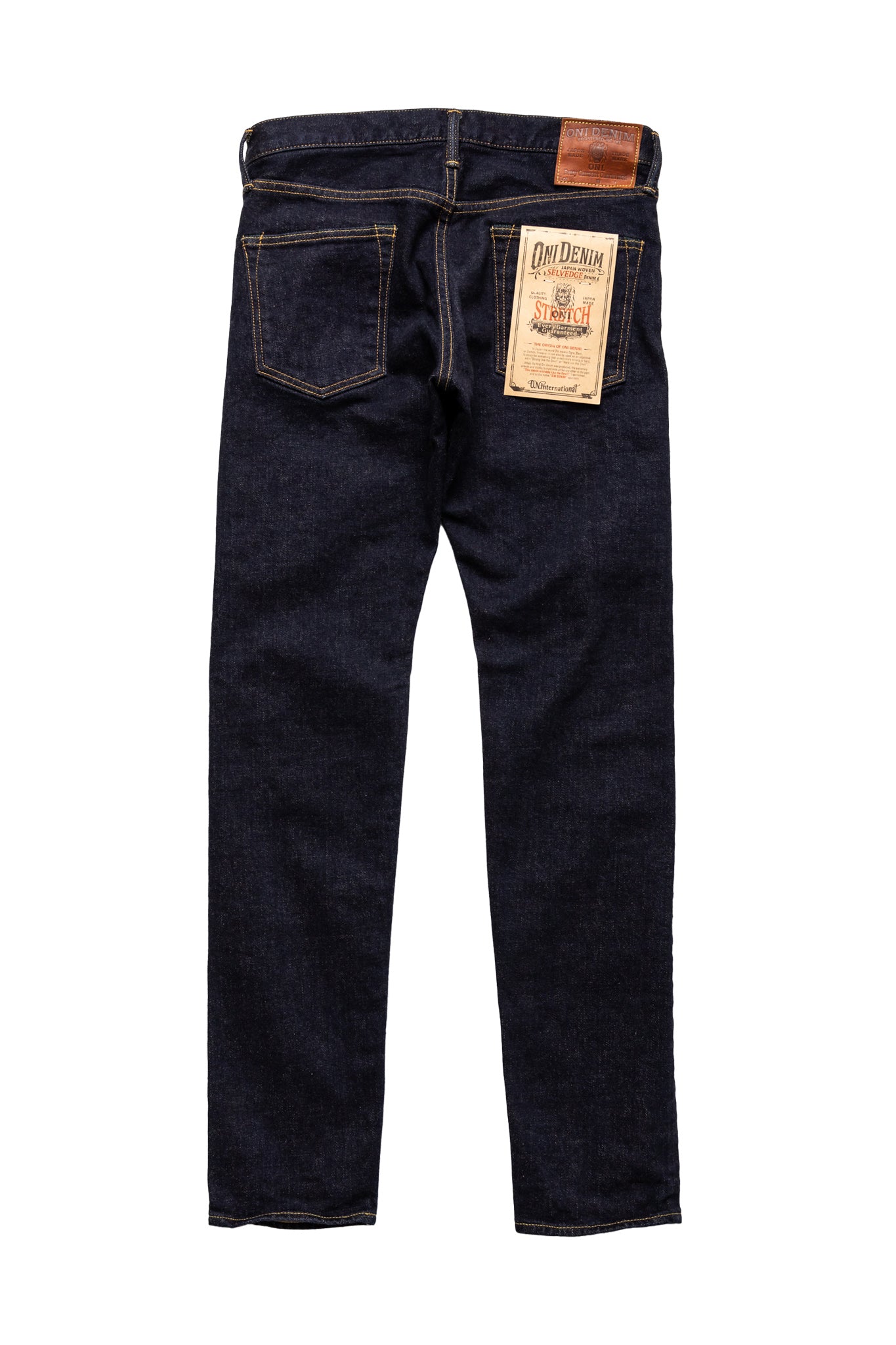 Oni Denim 122SBE Relaxed Tapered 15oz Slub Stretch Denim BLUE IN GREEN SOHO