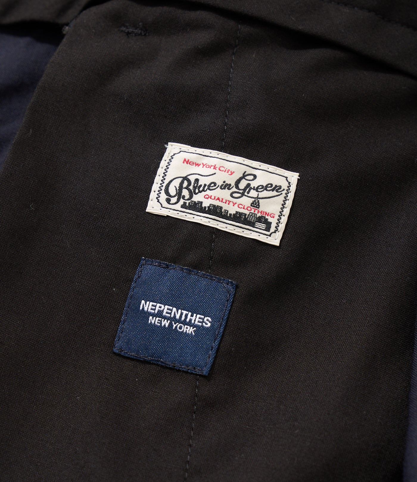 Bontan Shorts for Nepenthes NY and Blue in Green - Dk. Navy
