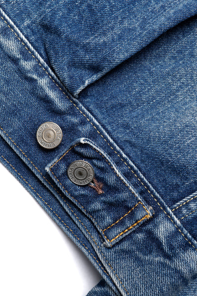 New Double Pocket Denim Jacket - Medium Dark Blue (Damaged)
