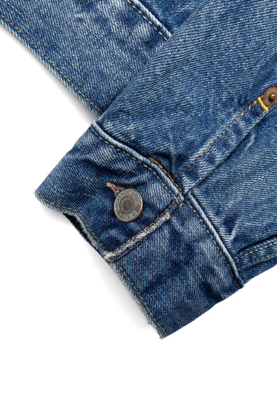 New Double Pocket Denim Jacket - Medium Dark Blue (Damaged)