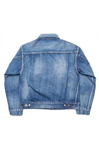 New Double Pocket Denim Jacket - Medium Dark Blue (Damaged)