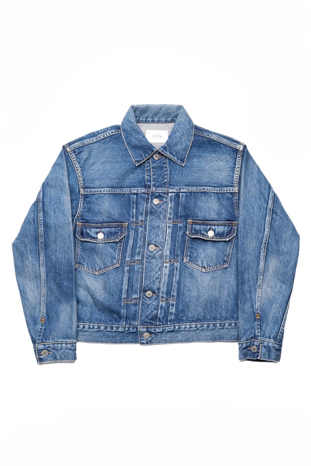 New Double Pocket Denim Jacket - Medium Dark Blue (Damaged)