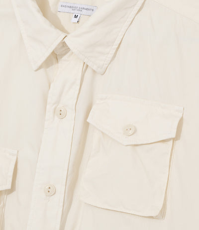 S/S Cargo Shirt for Nepenthes NY and Blue in Green - Natural