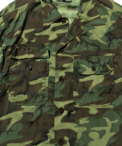 MIL-SHT Mesh Camo Jacquard Mapping Print - ERDL Camo