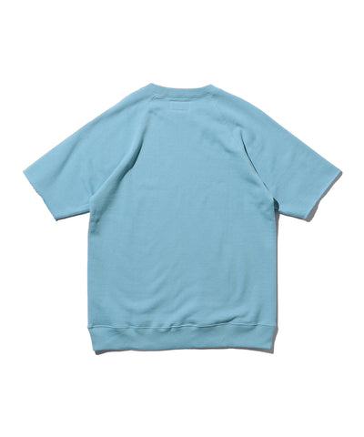 Sweat Short Sleeve Cut-Off - Sax