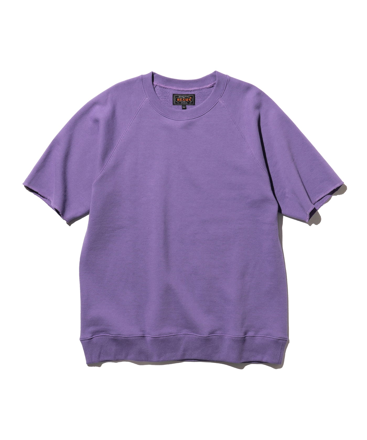 Sweat Short Sleeve Cut-Off - Purple
