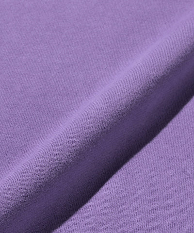Sweat Short Sleeve Cut-Off - Purple