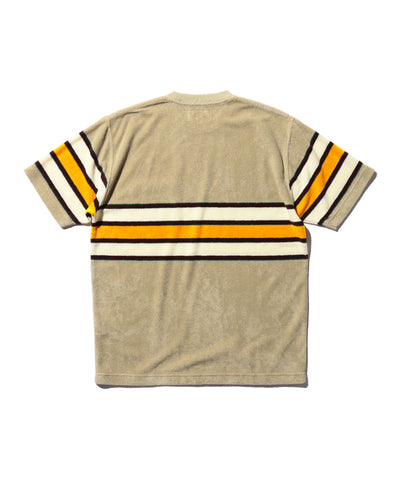 Pocket Tee Stripe Pile - Beige