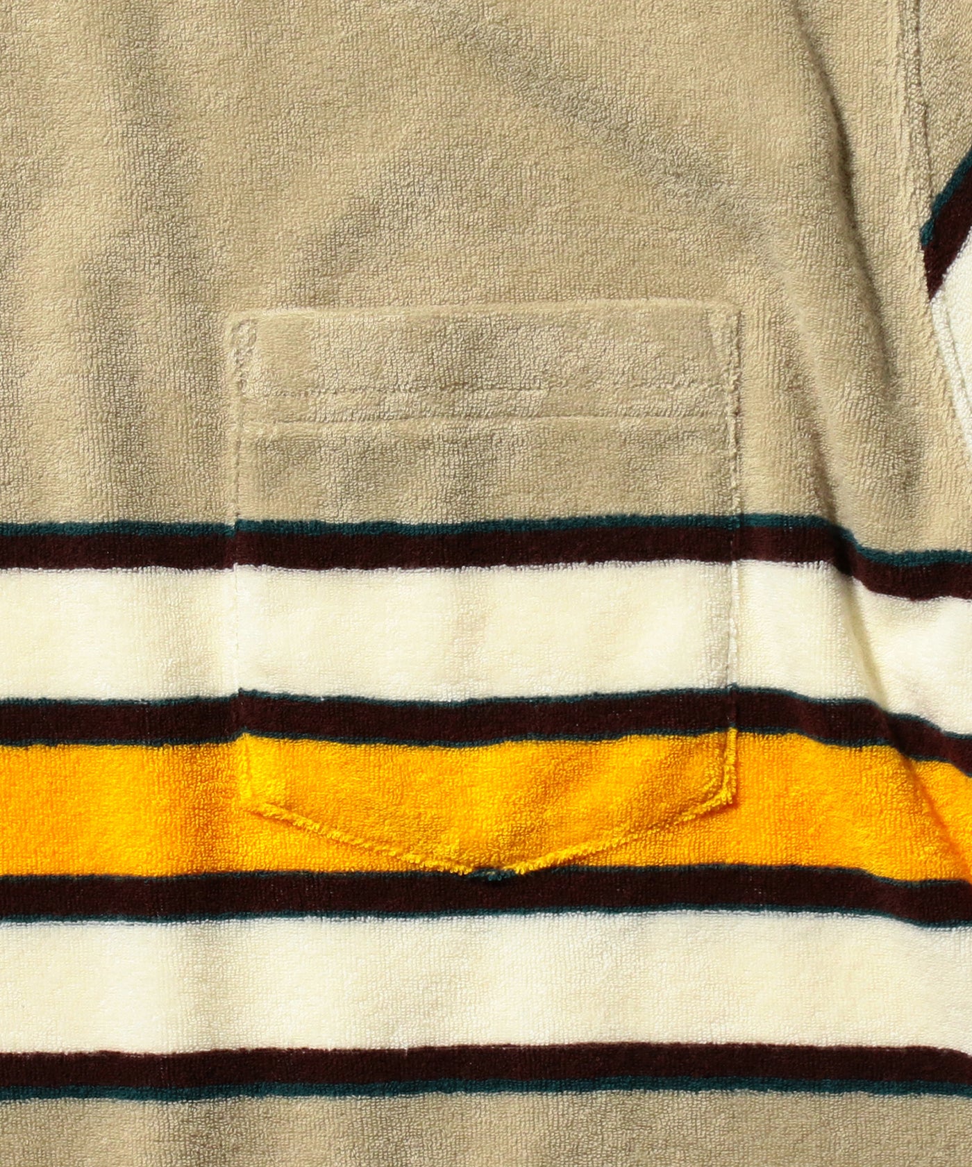 Pocket Tee Stripe Pile - Beige