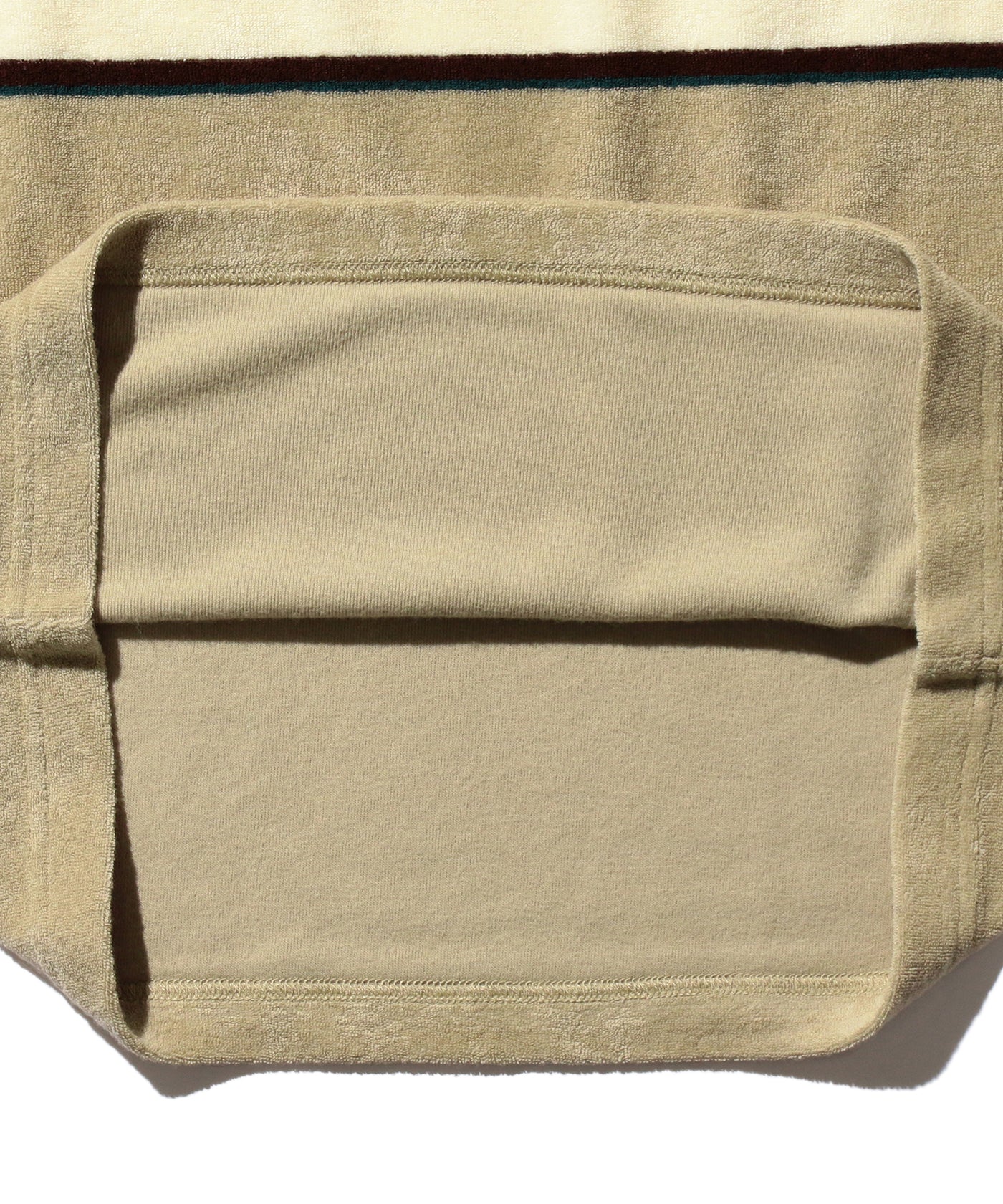 Pocket Tee Stripe Pile - Beige