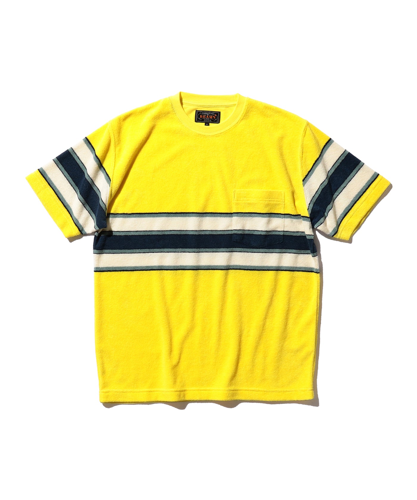 Pocket Tee Stripe Pile - Yellow