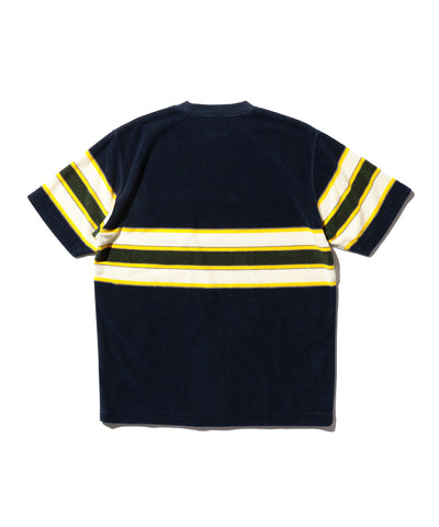 Pocket Tee Stripe Pile - Navy