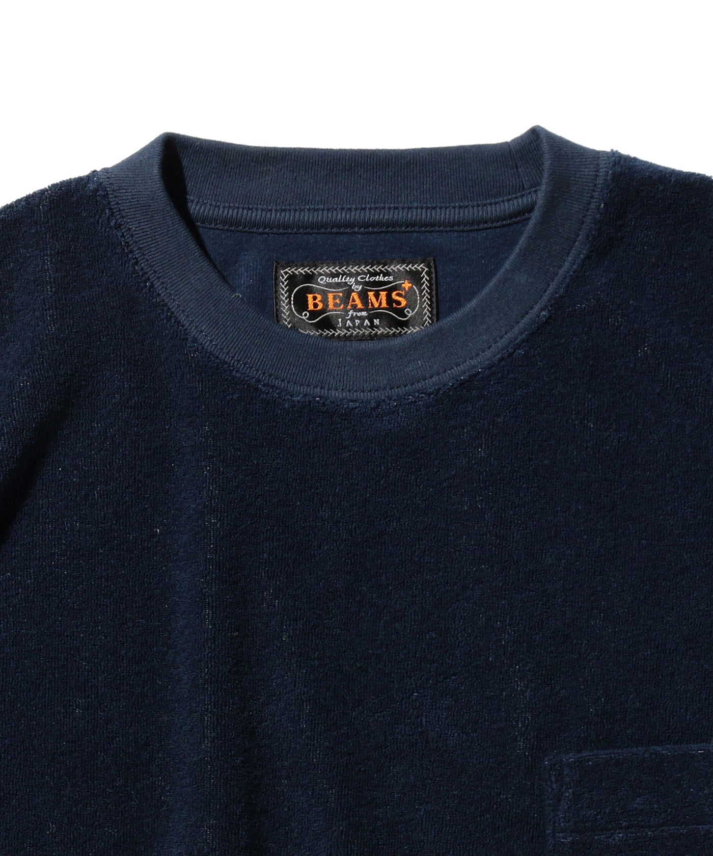 Pocket Tee Stripe Pile - Navy