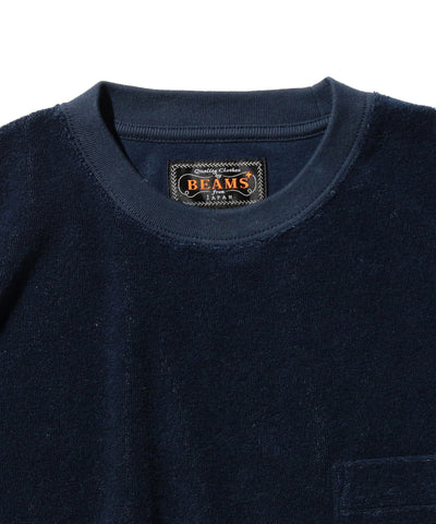 Pocket Tee Stripe Pile - Navy