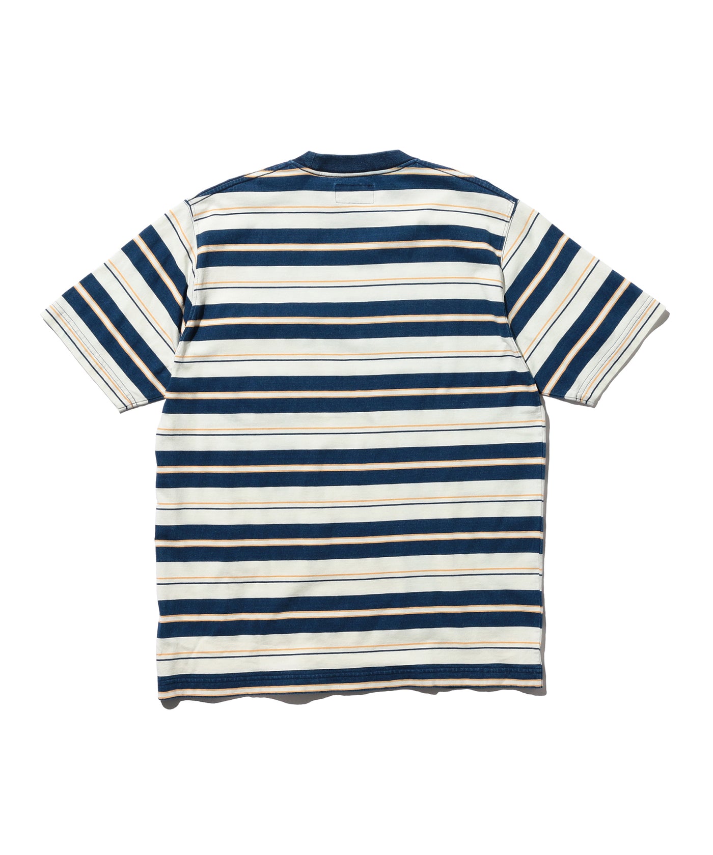 Pocket Tee Stripe Indigo - One Wash