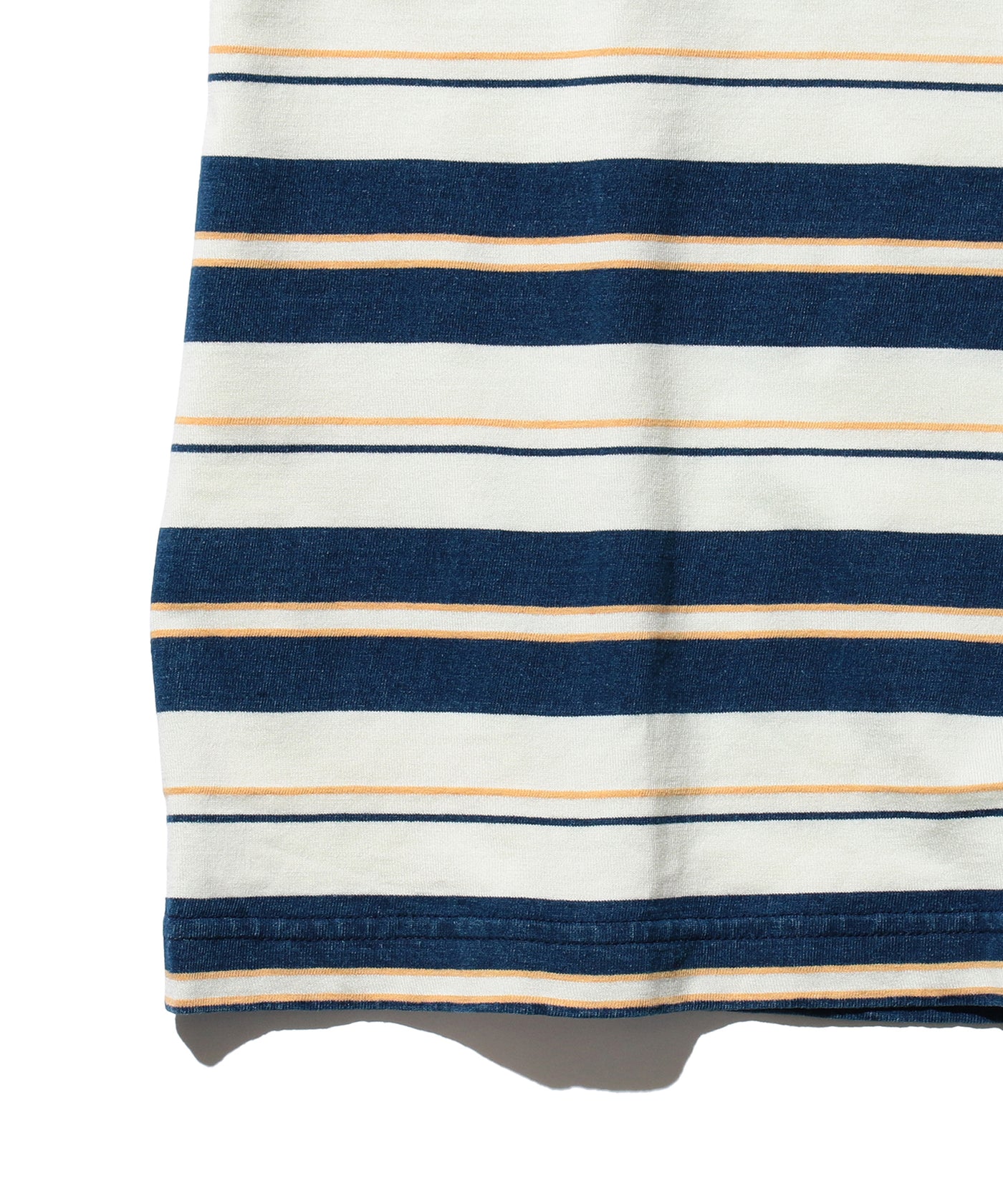 Pocket Tee Stripe Indigo - One Wash