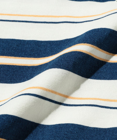 Pocket Tee Stripe Indigo - One Wash