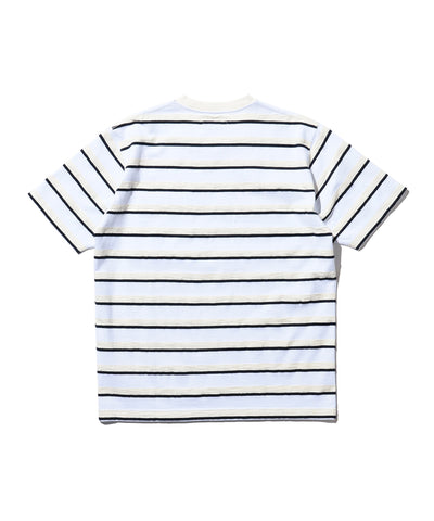 Pocket Tee Stripe - White