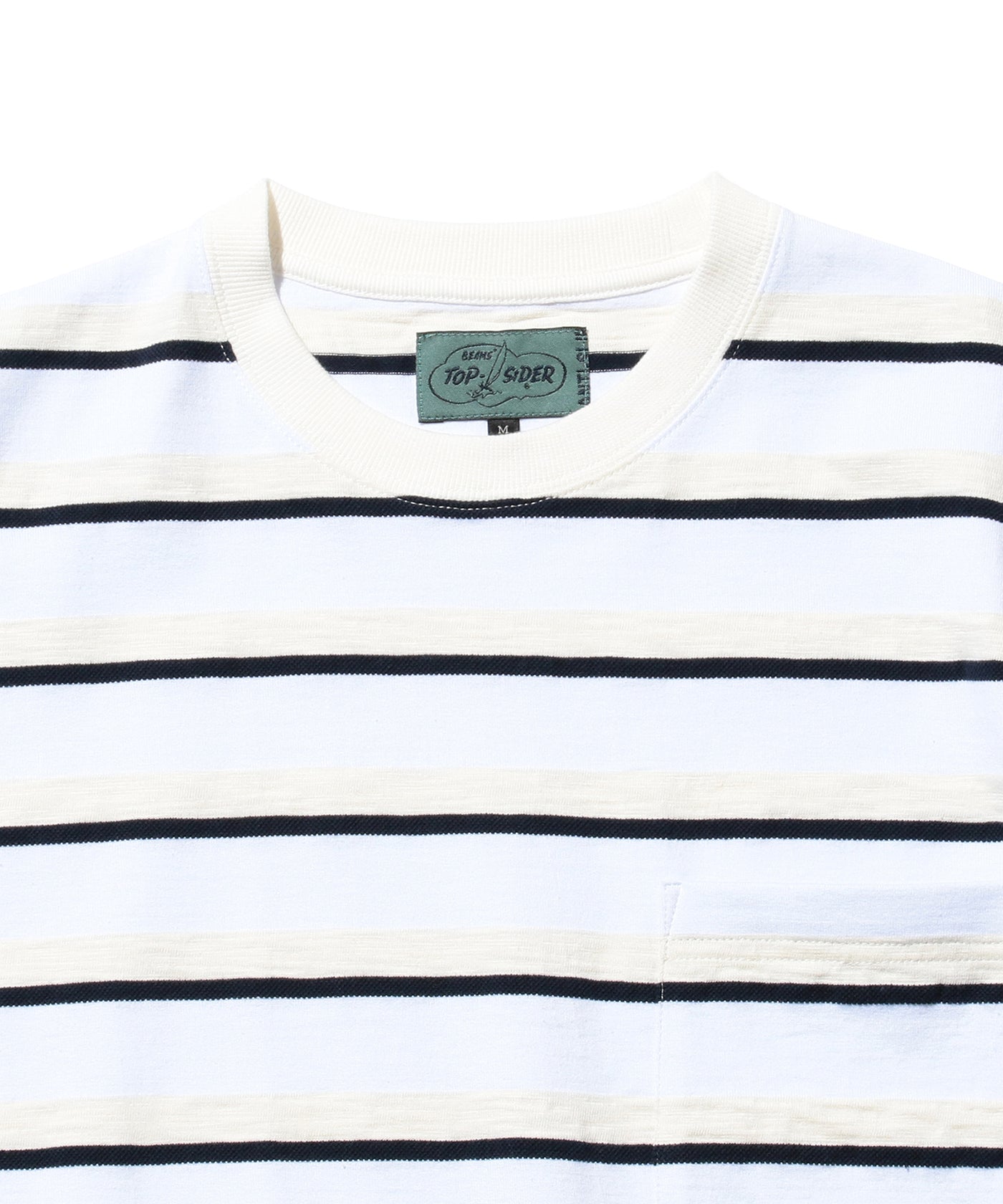 Pocket Tee Stripe - White