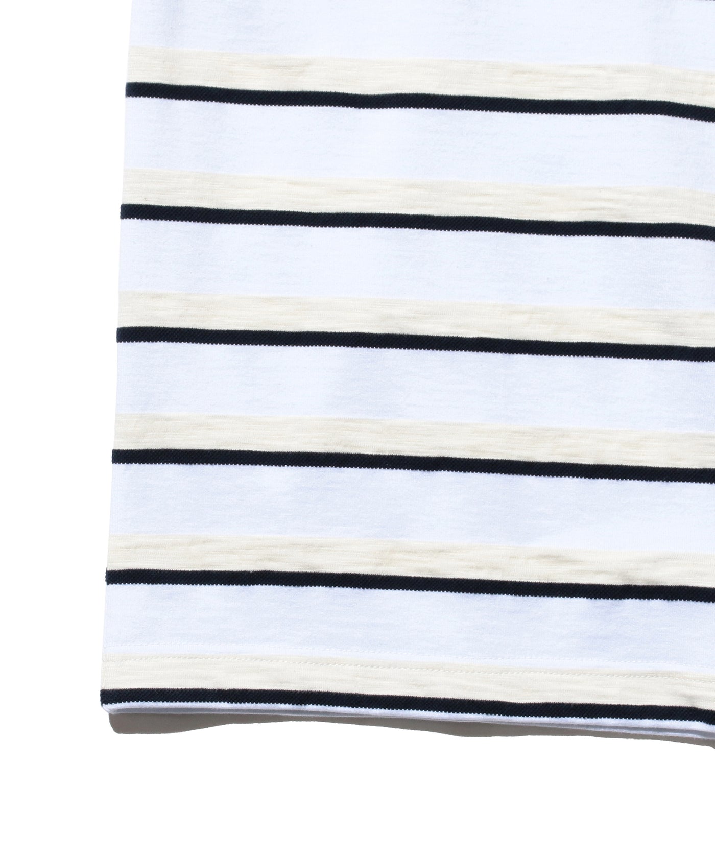 Pocket Tee Stripe - White
