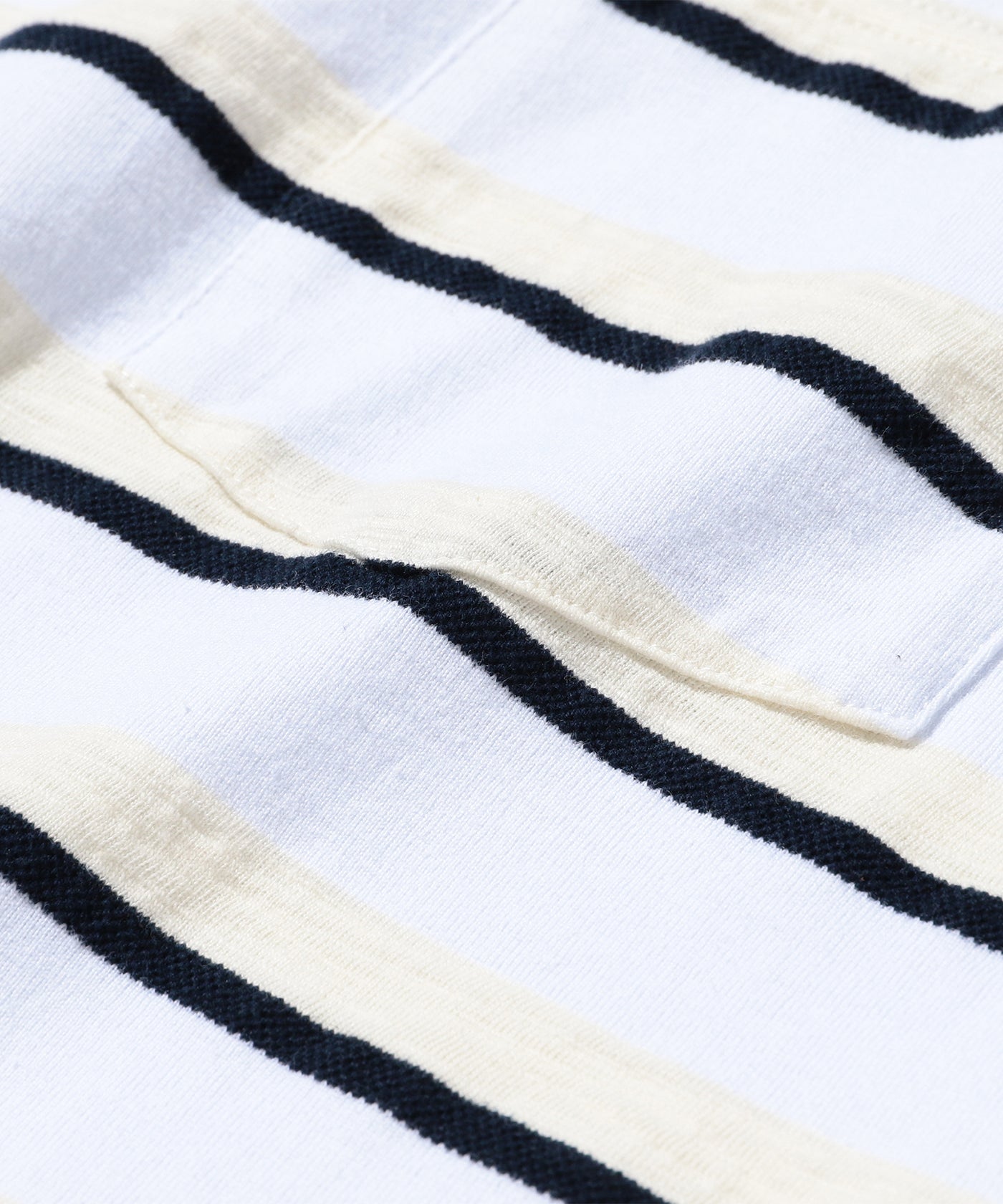 Pocket Tee Stripe - White