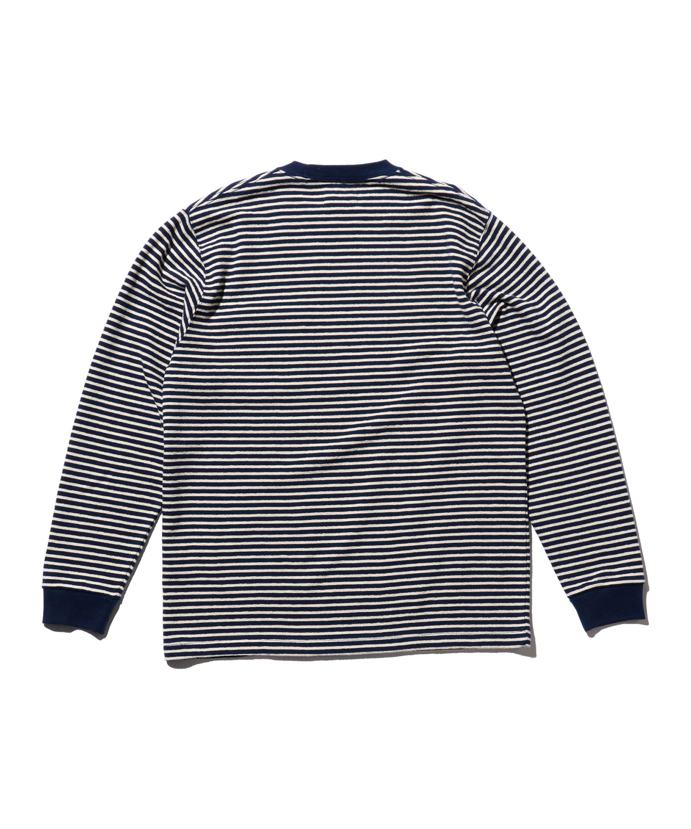 Pocket Tee Inlay Stripe - Navy