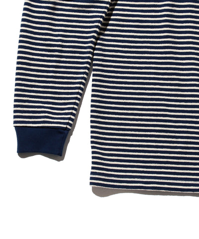 Pocket Tee Inlay Stripe - Navy