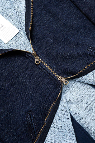 Indigo Dyed Track Jacket