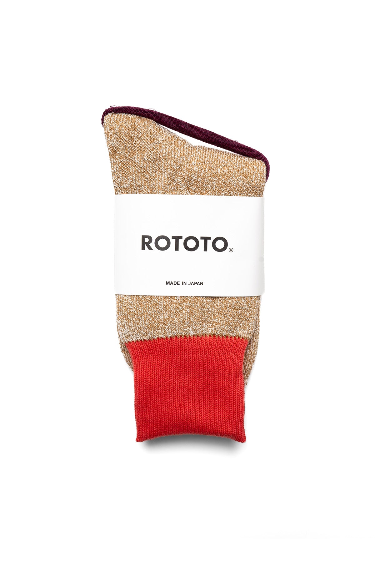 Double Face Crew Socks - Silk & Cotton